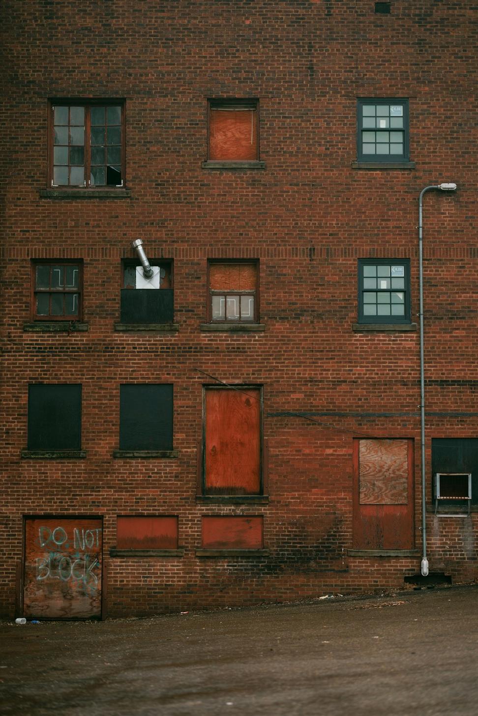 Historic warehouse before restoration