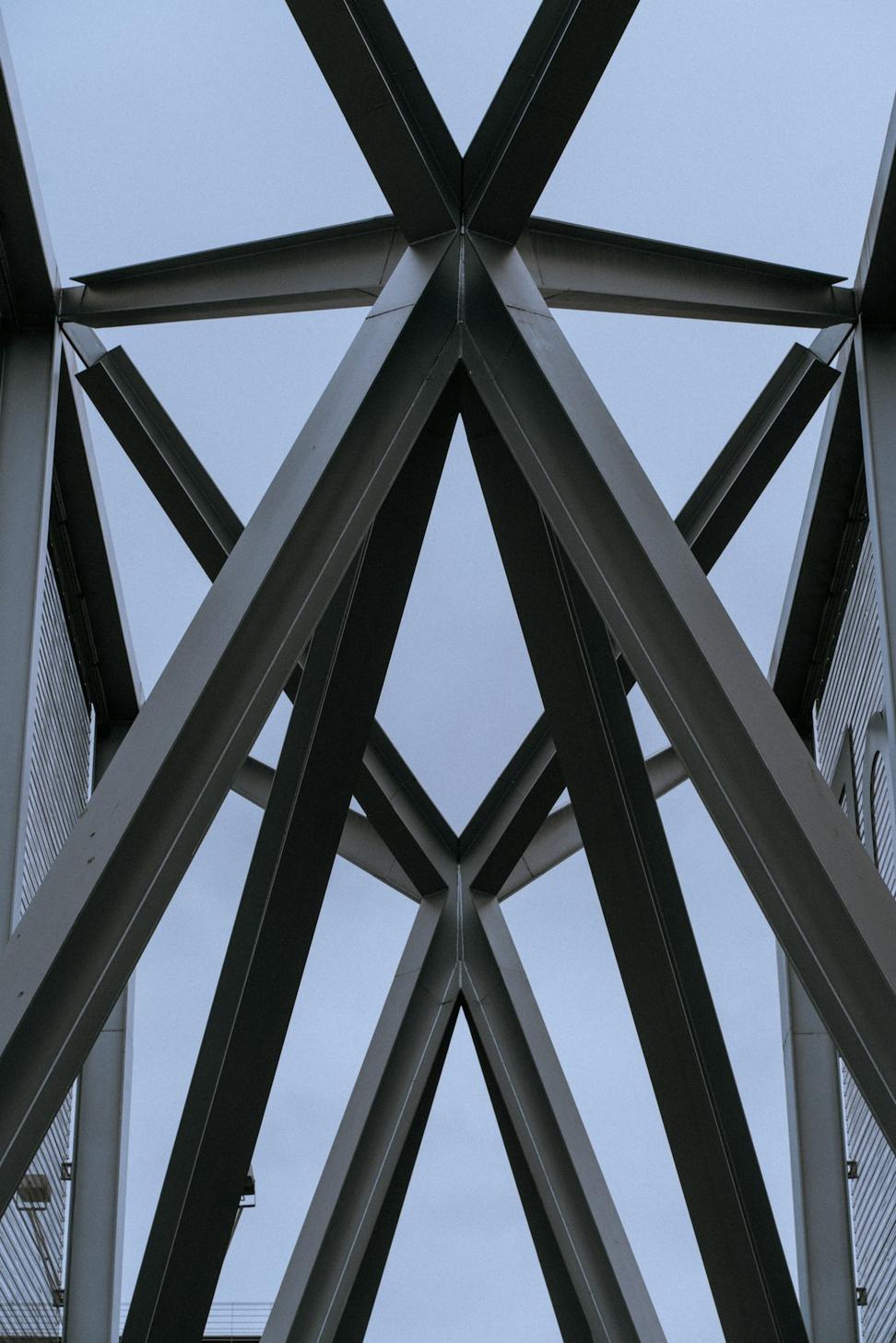Steel beam detail in our studio